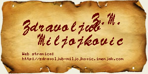 Zdravoljub Miljojković vizit kartica